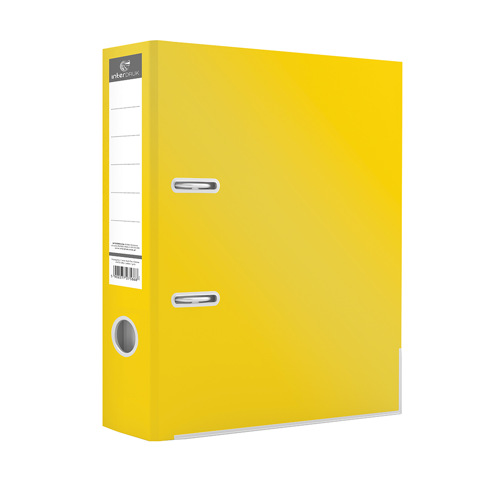 Segregator A4/50 żółty Interdruk